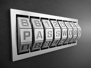 combination lock reading password